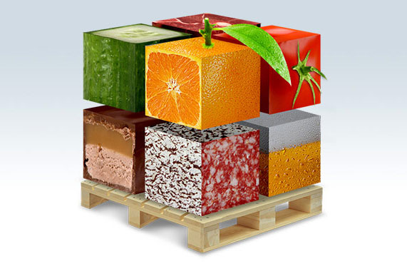 Оптовые склады продуктов питания и напитков, стеллажи для хранения